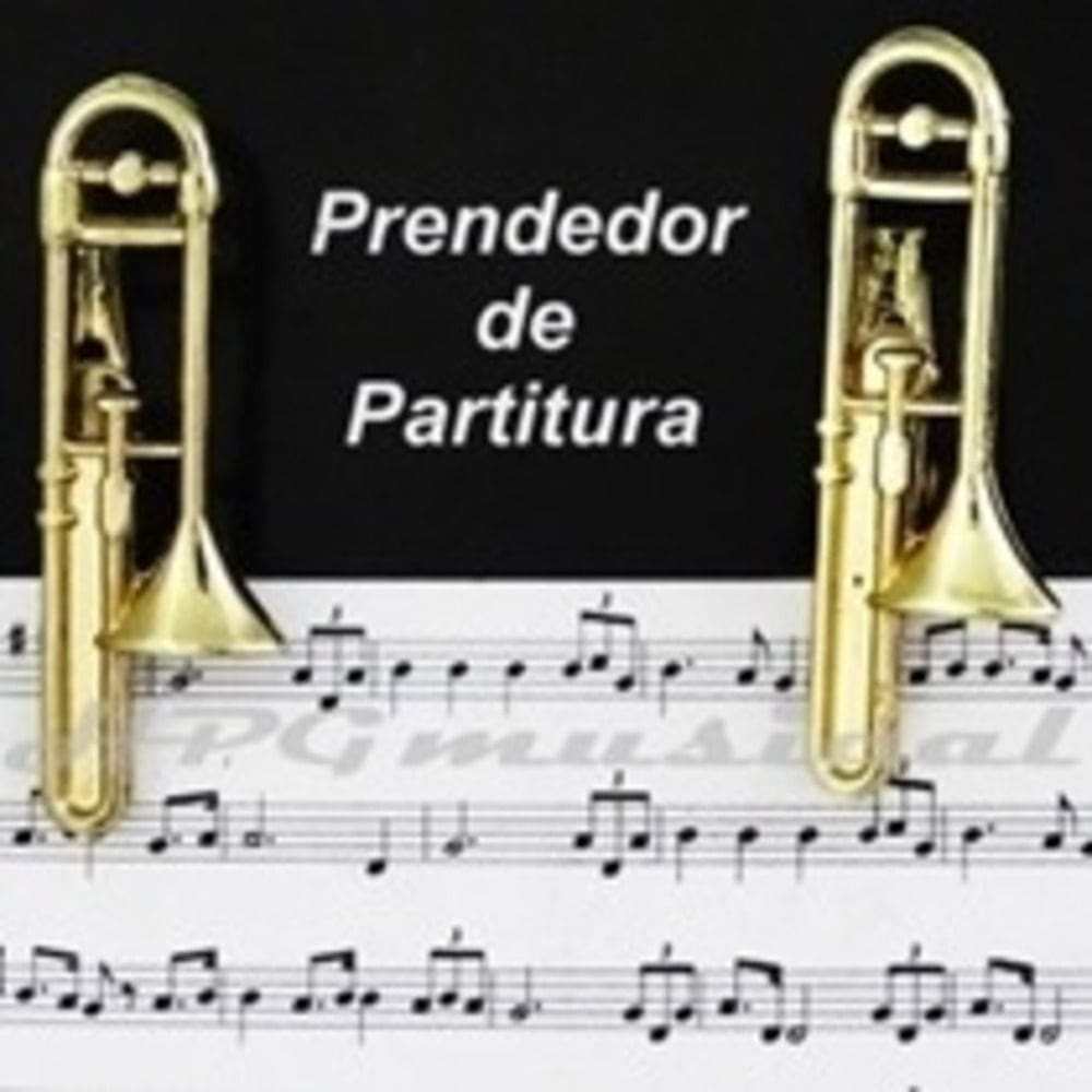 Prendedor De Partitura Clipets - Trombone