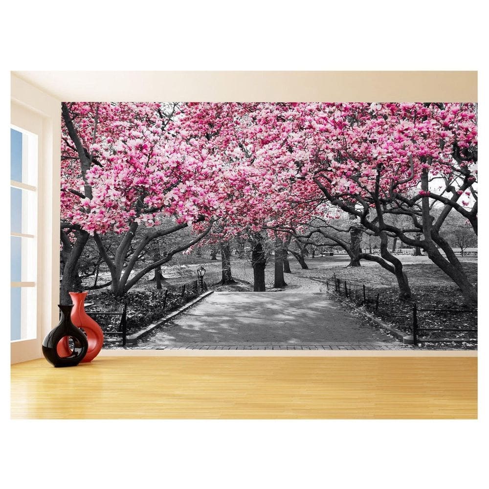 Papel De Parede 3D Estrada Caminho Paisagem 3,5M Nes120