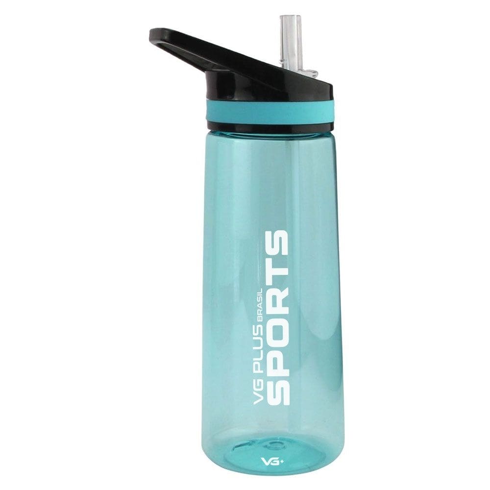 Garrafinha Squeeze Aerobic Plástico com Bico 900ml Academia Vg+ Azul