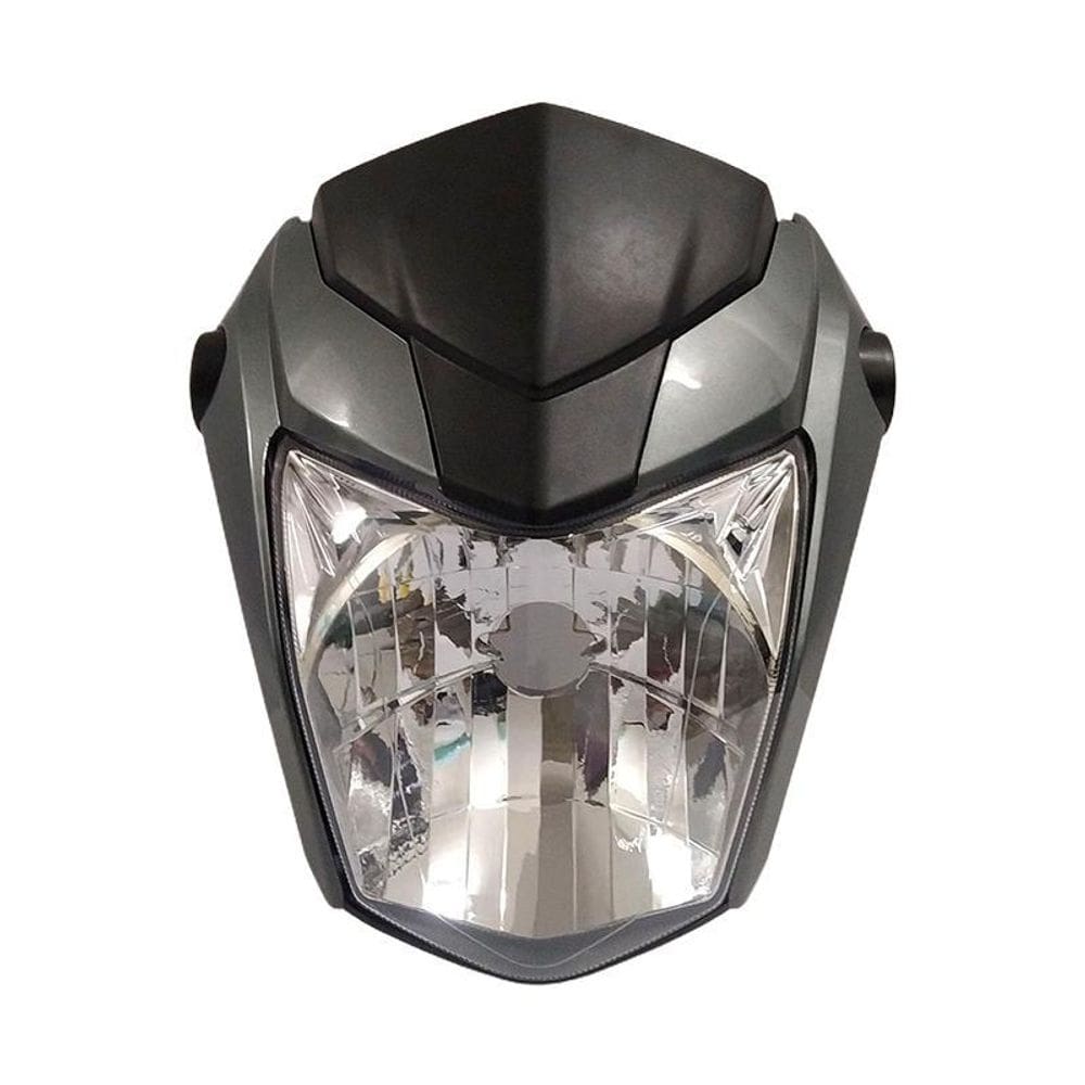 Farol completo titan 160 ex 2019 - prata metalico - foco