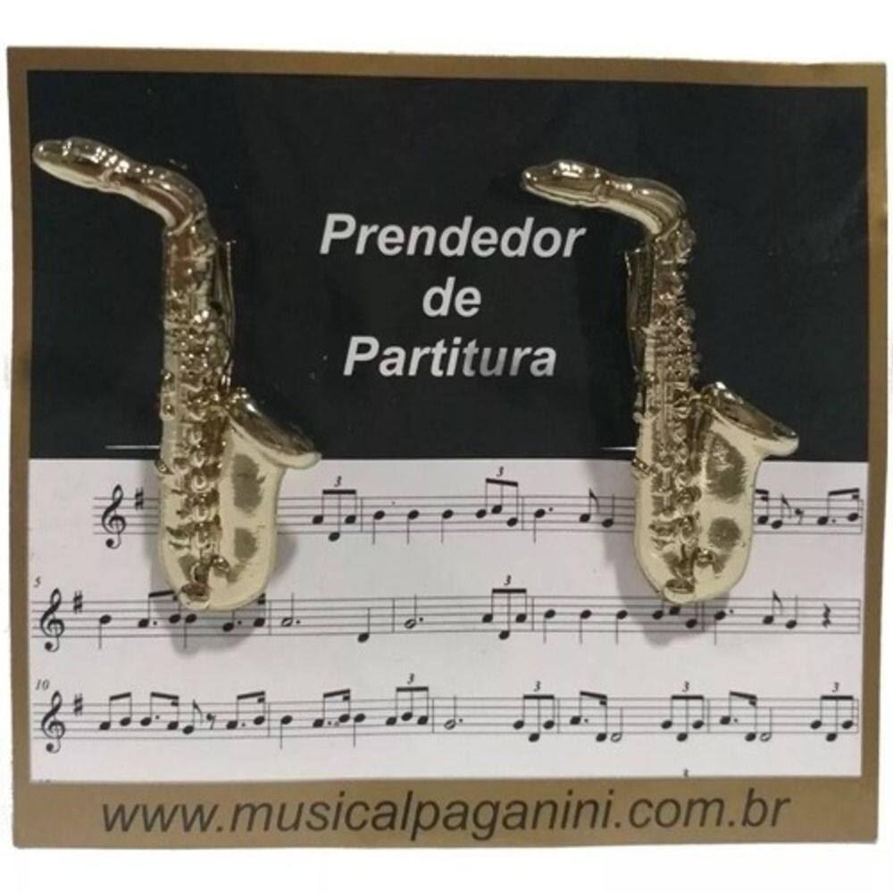Prendedor De Partitura Clipets - Saxosofone