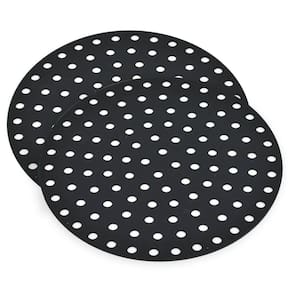 Kit 2 protetor tapete silicone redondo fritadeira elétrica