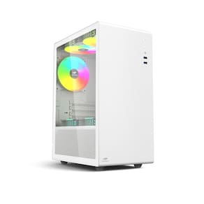 Gabinete Gamer C3Tech - USB 3.0 - Micro ATX - 3 Coolers Inclusos - Branco - MT-G200WH
