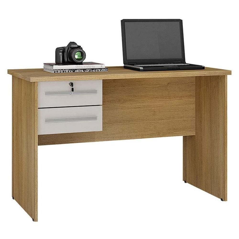 Mesa para Computador Byte Cinamomo Off White - Valdemóveis