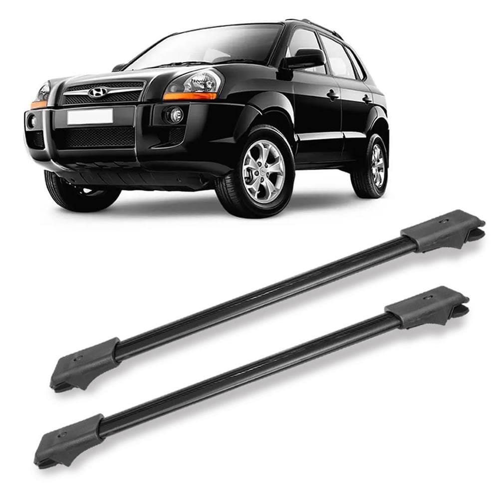 Travessa de teto hyundai tucson 2010 a 2017 + 2 cintas carga