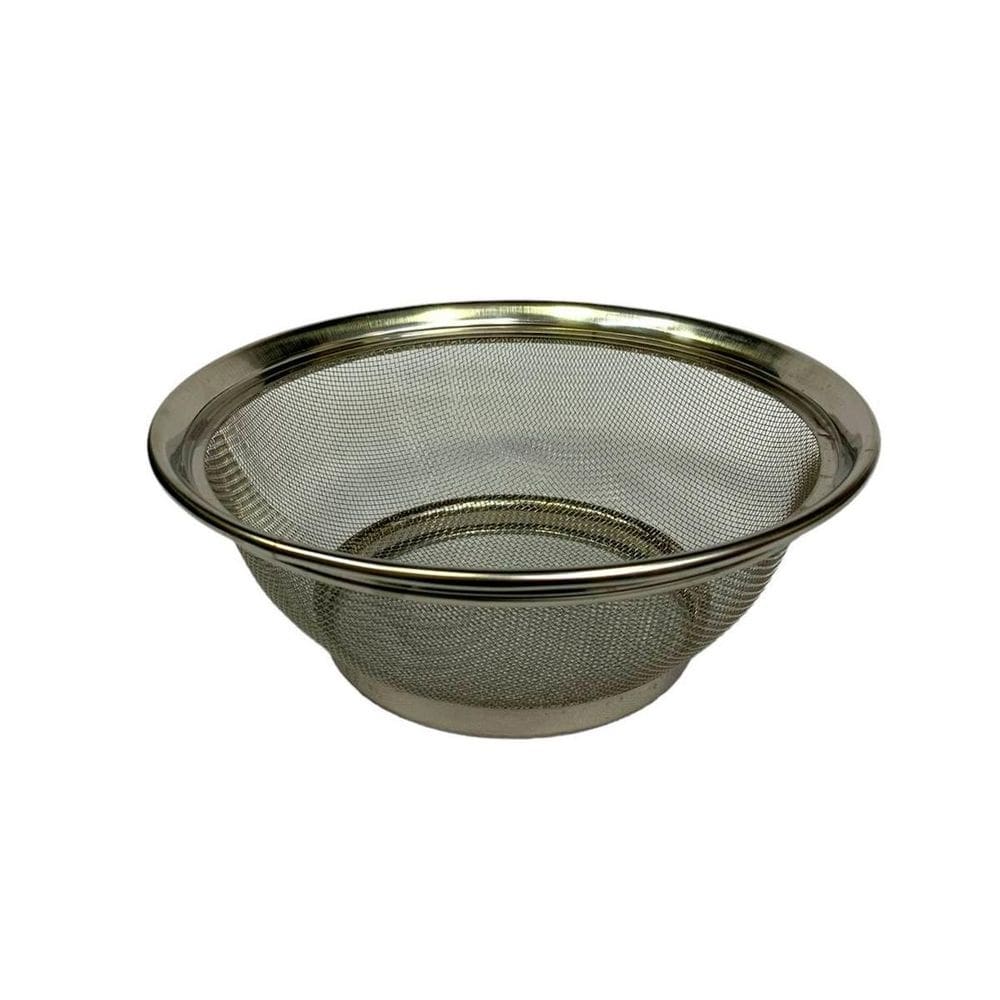 Escorredor cesta aço inox premium 22 cm linha line