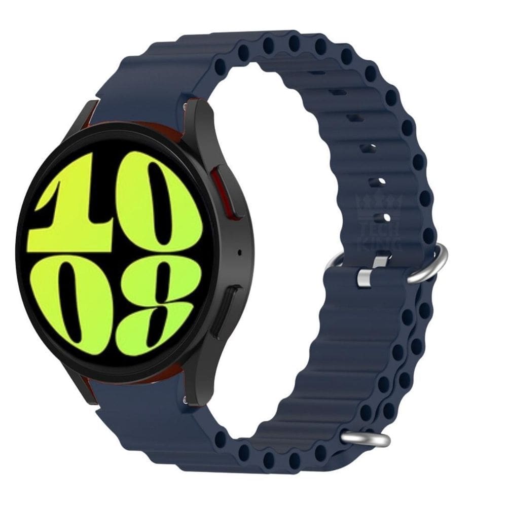Pulseira Com Encaixe Curvo Ondulada Para Galaxy Watch6 44Mm