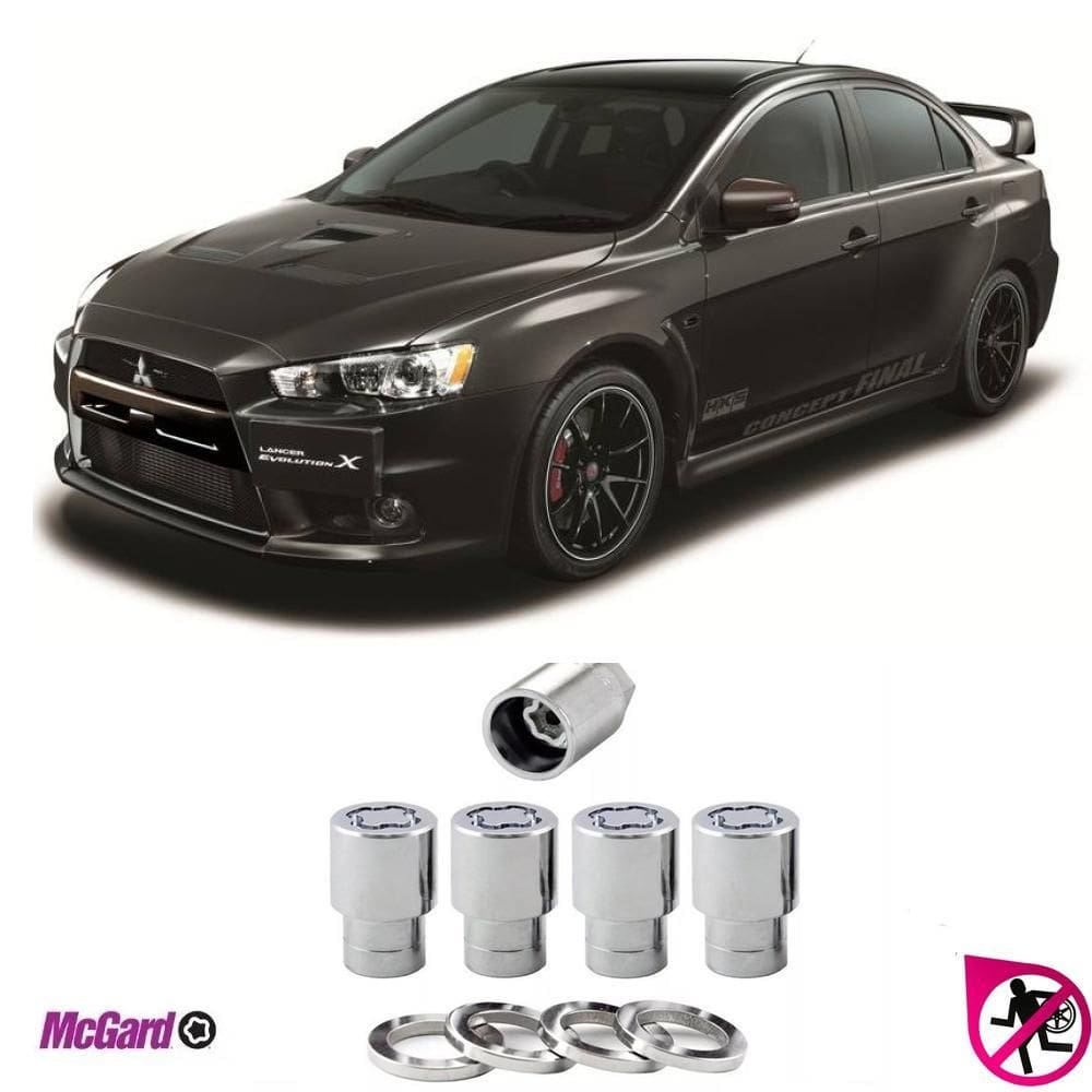Porca antifurto roda mitsubishi lancer 2012 a 2020