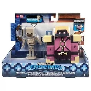 Boneco minecraft figura pacote com 2 fidget 3.25``