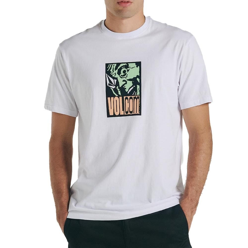 Camiseta Volcom Maniac WT24 Masculina Branco