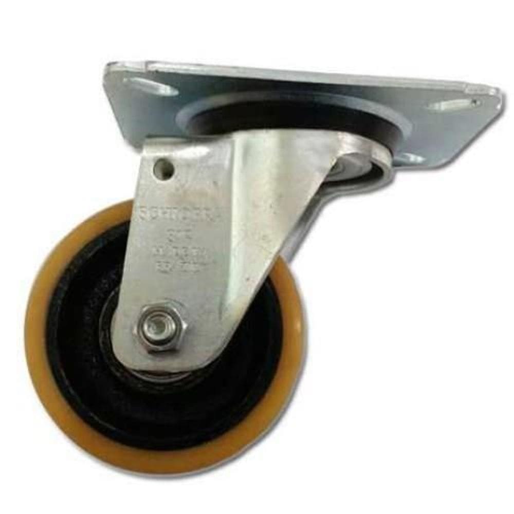 Rodizio giratório para carrinhos roda poliuretano gl 312 pn