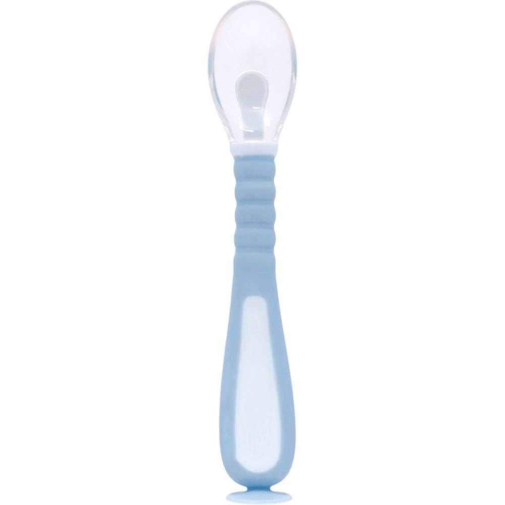 Colher Flexível em Silicone Azul - Buba