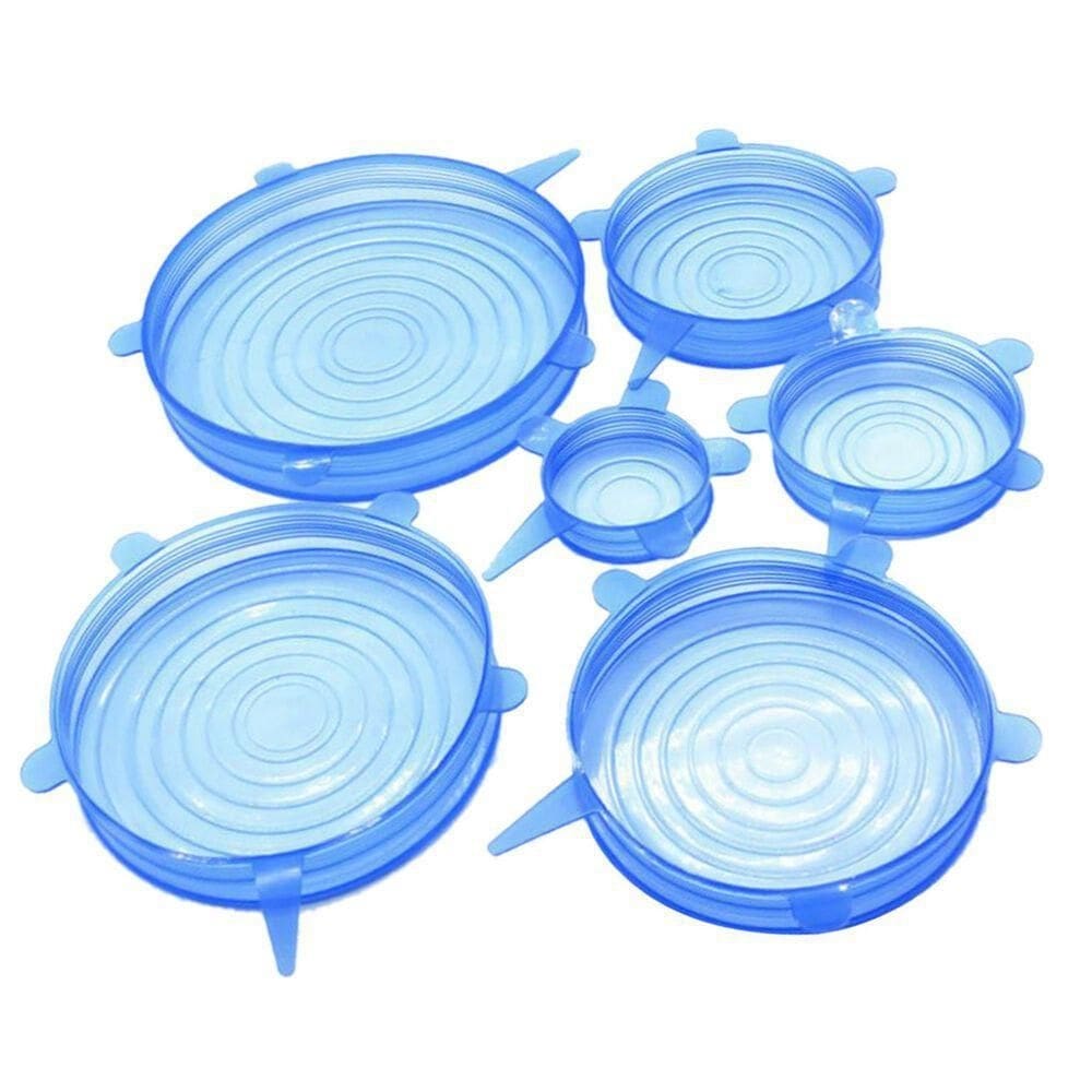 Kit de tampas tampa tudo ecológicas silicone 6 un