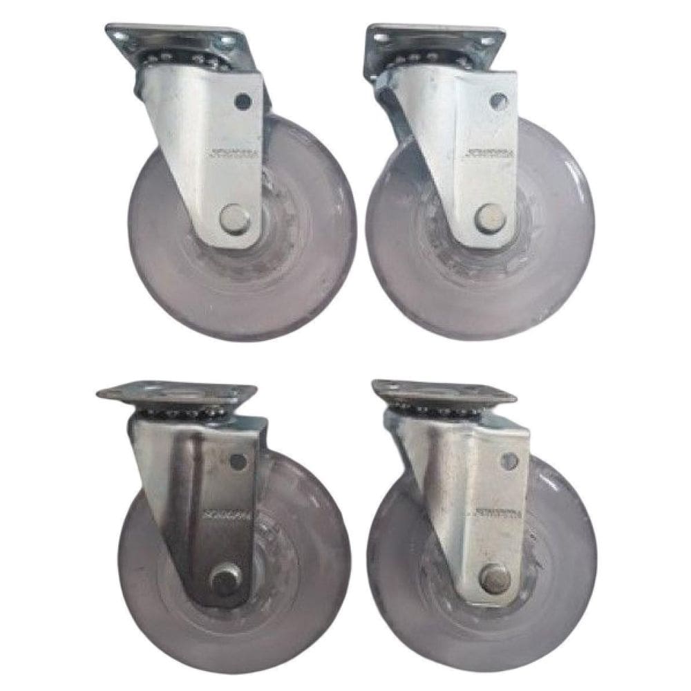 Rodizio para carrinhos e móveis roda gel kit glap 310 gel