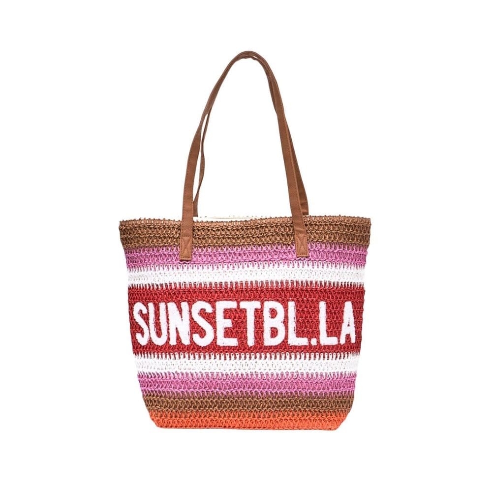 Bolsa Feminina Praia Qualis Lis Alimare - Rosa