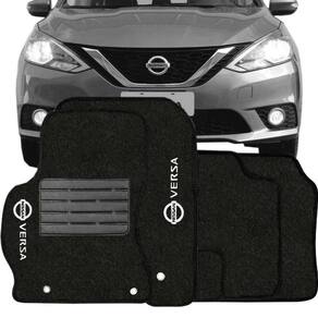 Tapete automotivo carpete linha luxo nissan versa