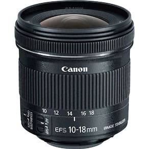 Lente canon ef-s 10-18mm f/4.5-5.6 is stm