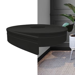 Rodapé eva autocolante 7cm altura rp16 preto valor metro