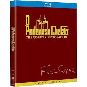 Dvd o poderoso chefão trilogia - blu-ray / oscar® 1973