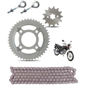 Kit relação + esticadores cg cargo titan fan 125 2000 a 2008