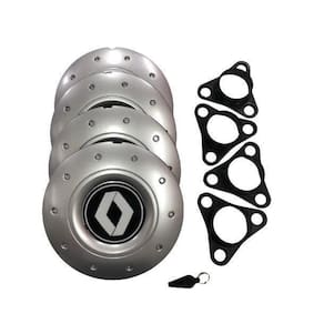 Jogo de calotas de centro miollo para renault kwid aro 14