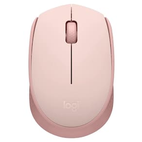 Mouse sem fio logitech m170 usb 1000 dpi rosa - 910-006862