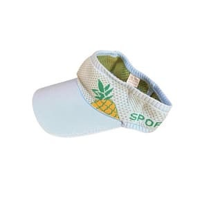 Boné viseira infantil feminina azul moda praia - kit 2un