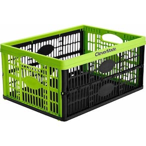 Caixa dobrável clevermade - organizadora 45l verde