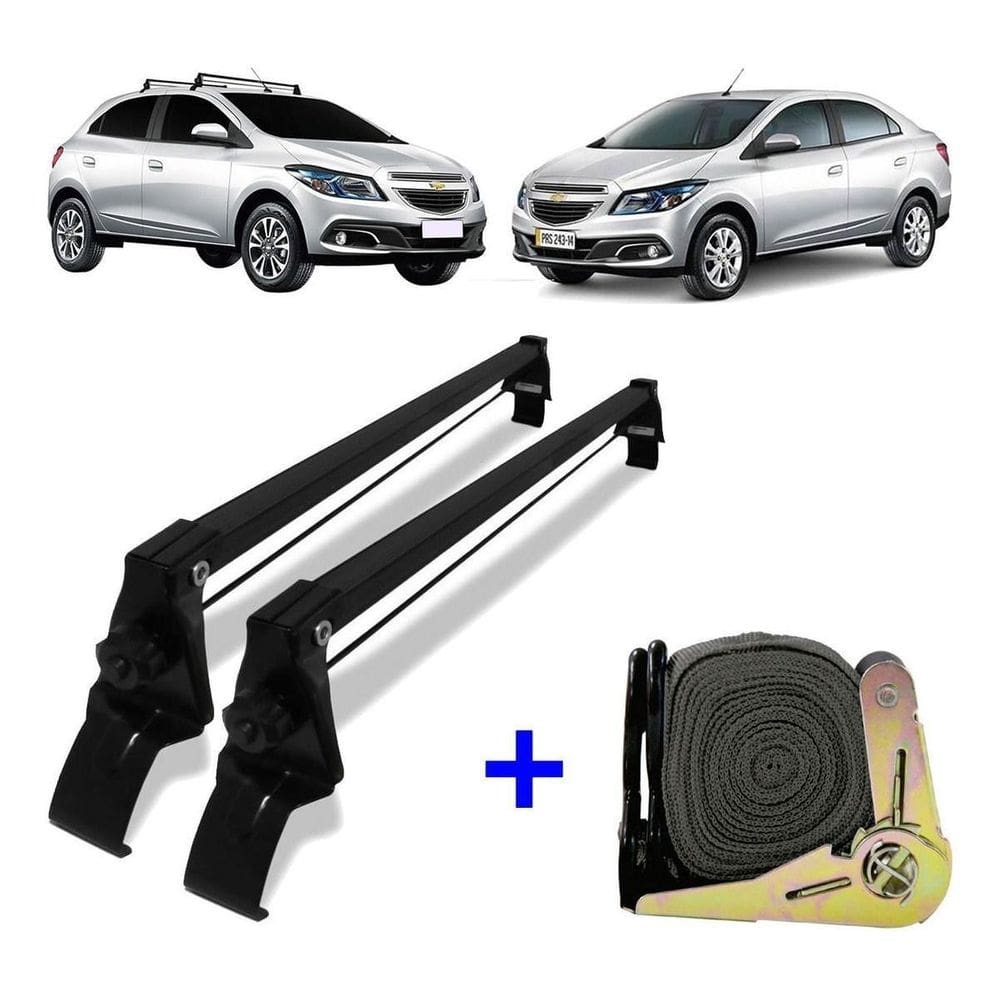 Rack de teto onix e prisma 2013 ate 2019 + 1 cinta catraca