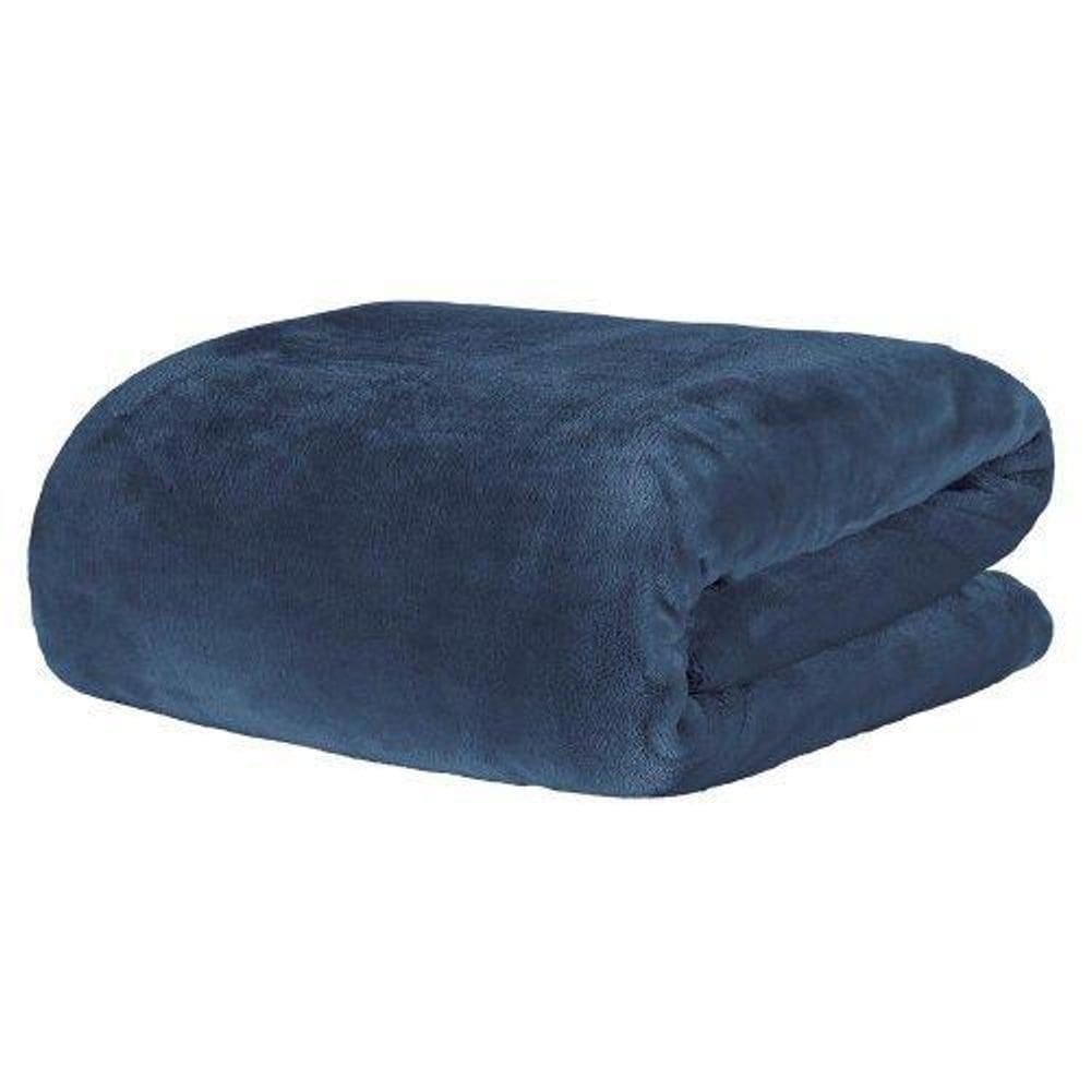 Cobertor blanket high solteiro 1,50x2,20cm - kacyumara azul