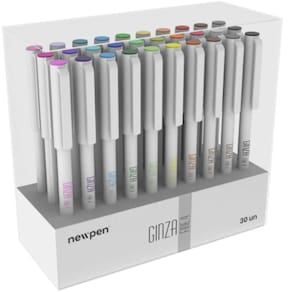 Marcador artistico ginza fine.4 fineliner 30 cores - newpen