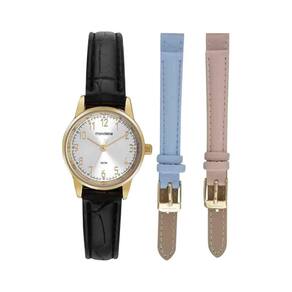 Relógio Mondaine Troca De Pulseira Dourado Feminino 32714Lpm