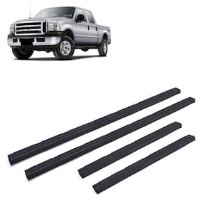 Soleira porta plástico injetado preto f250 dupla