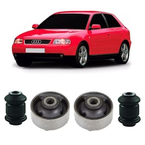 Kit 4 buchas maior menor dianteira audi a3 1998 a 2002