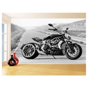 Papel De Parede 3D Moto Sport Bike Ducati Naked 3,5M Bkm47