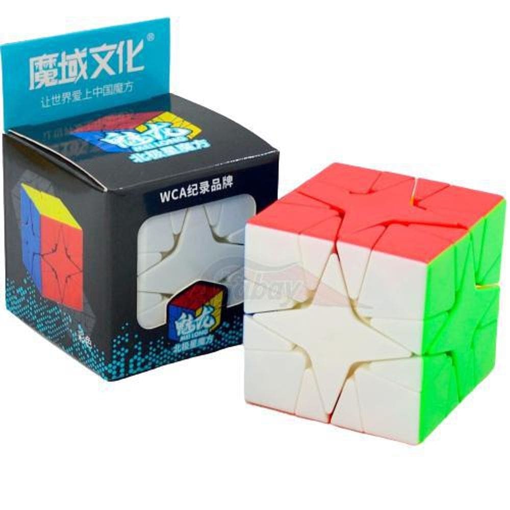 Cubo mágico profissional moyu meilong skew stickerless b+