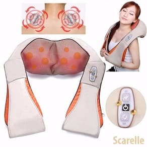 Massageador eletrico pescoço costas ombro lombar pes shiatsu