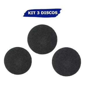 3 disco preto para enceradeira remover 440mm 3m scotch-brite