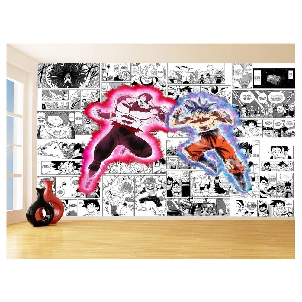 Papel De Parede 3D Dragon Ball Goku Jiren Anime 3,5M Dbz677
