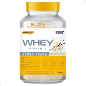 Whey protein 100% baunilha 900g ahead sports
