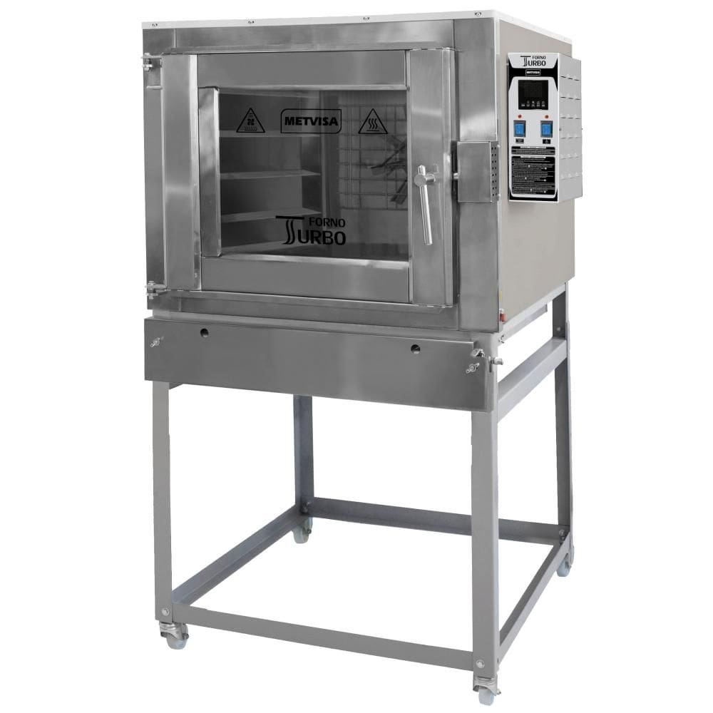 Forno Turbo a Gás Metvisa 5 Esteiras 150 Litros 127V FTG150B127M605