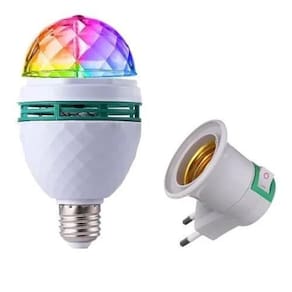 Lâmpada led globo colorido giratório para festa discoteca dj