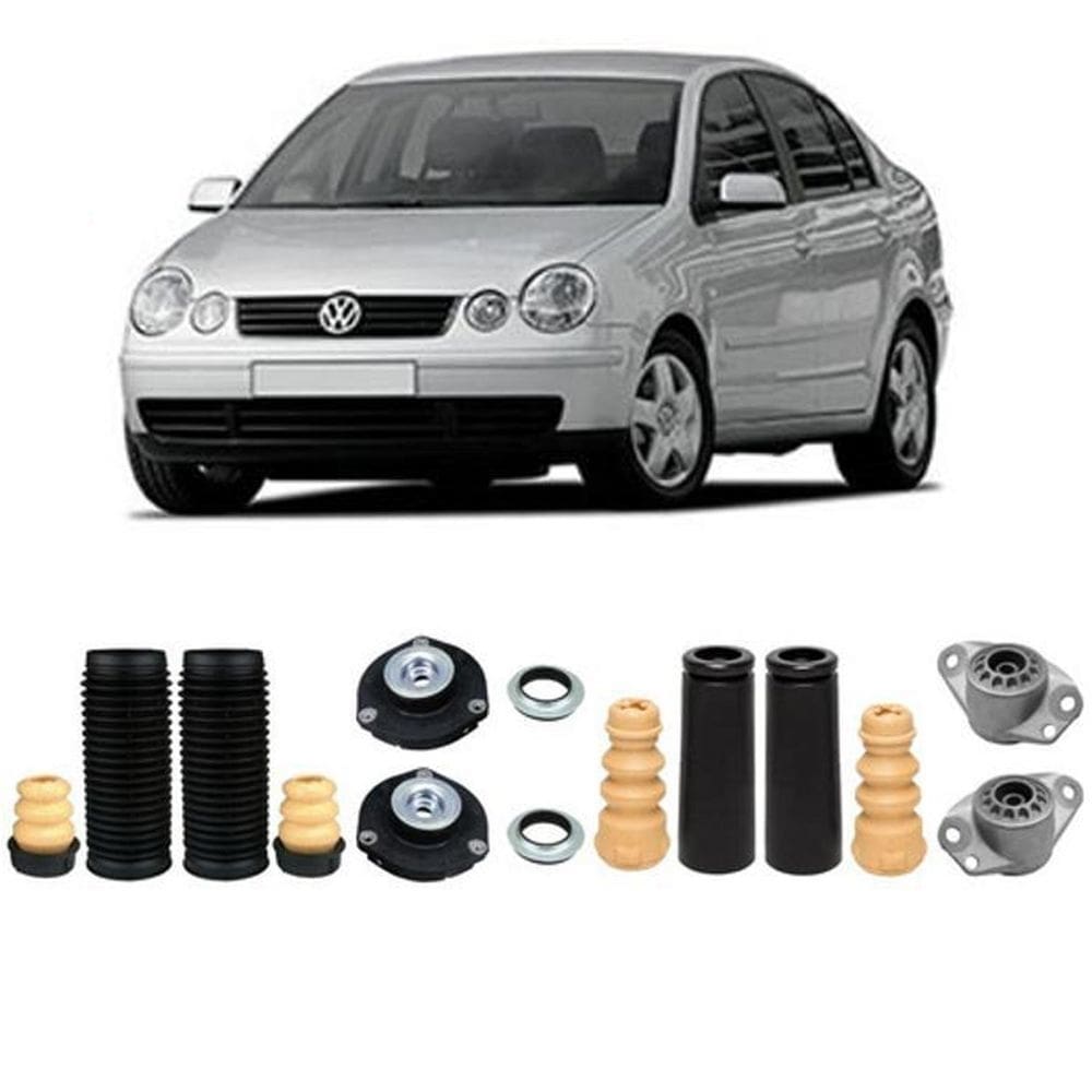 Kit batente coxim rolamento diant trase polo sedan 2004 2005