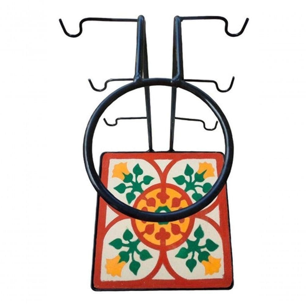 Suporte Coador Café Mancebo Filtro Ferro E Ladrilho Rústico Ladrilho B2