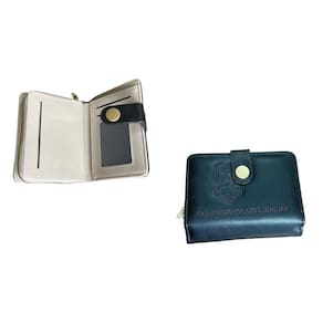 Bolsa de mão/carteira feminina zíper porta moedas e cartões