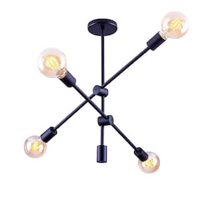 Lustre pendente luminária moderno sputnik circuit retro