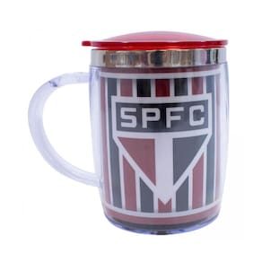 Caneca térmica com tampa 450ml são paulo - qh002e-2-b f1w