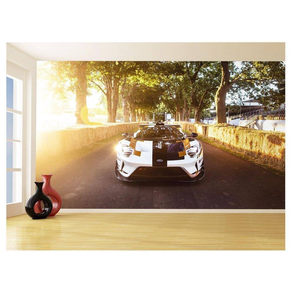Papel De Parede Carro Ford Gt Esportivo Lemans 3,5M Car80