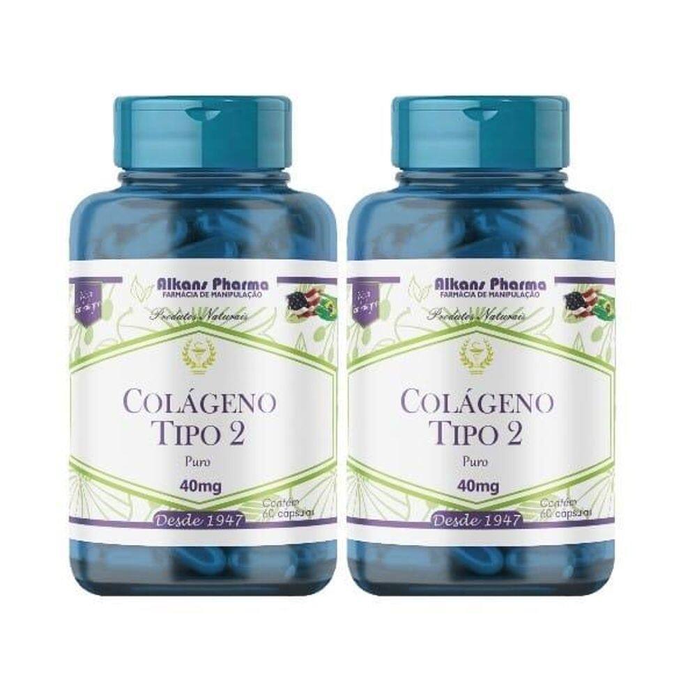 Colágeno tipo 2 40 mg 60 cápsulas 2 unidades