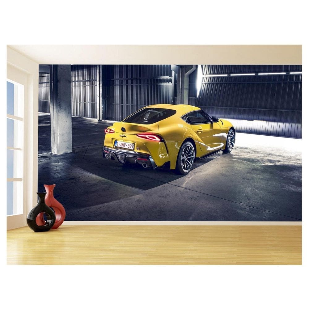 Papel De Parede 3D Carro Toyota Supra Mk5 Jdm 3,5M Car347